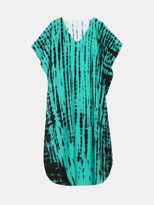 Women's Turquoise Kaftan Dress