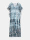 Rochie Kaftan Gri pentru femei