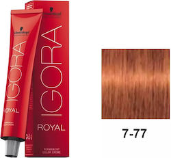 Schwarzkopf Igora Royal Βαφή Μαλλιών 7-77 Ξανθό...