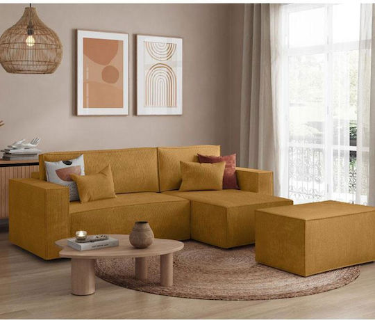 New Isabella Γωνιακός Καναπές Κρεβάτι 270x160x90εκ.