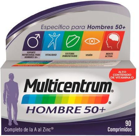 Centrum Man 50+ Complete A to Z Multivitamin für die Haut 90 Tabletten