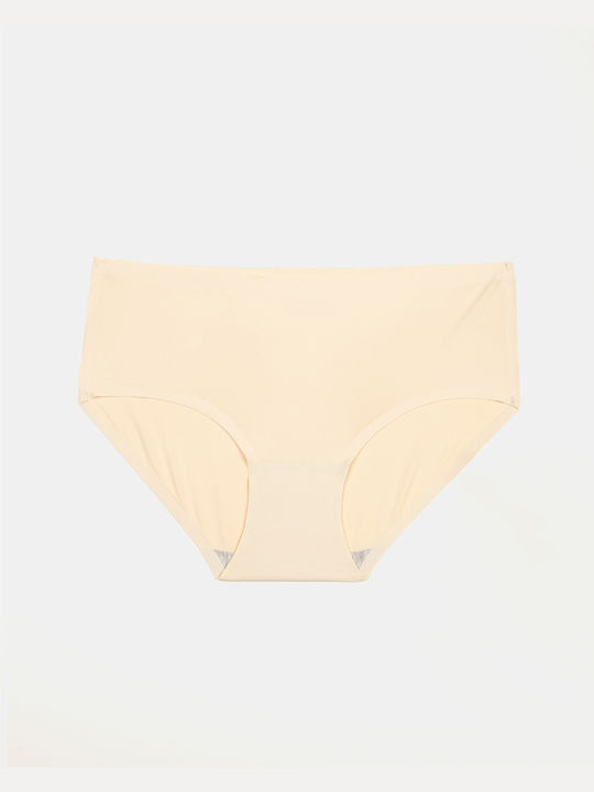 Basic Seamless Brief Beige