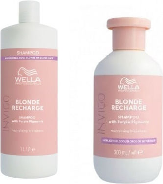 Set de neutralizare a tonurilor galbene Șampon 1000 ml Șampon 300 ml Wella N Professionals