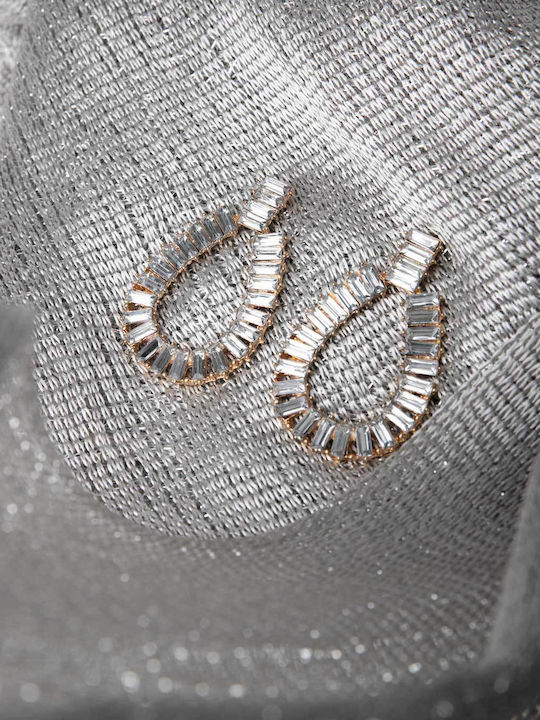 Hanging Earrings Silver Stones Silver