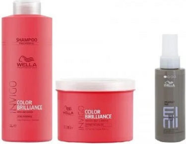 Pachet șampon Invigo Color Brilliance pentru păr vopsit cu structură normală fină 1000 ml Invigo Color B