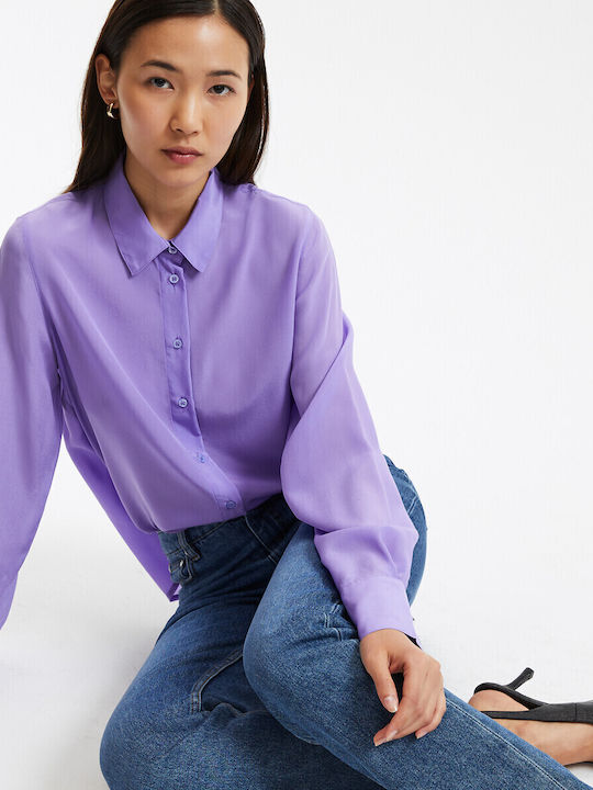 Long Sleeve Silk Shirt