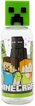 Gim Sticlă pentru Copii Minecraft Plastic 560ml