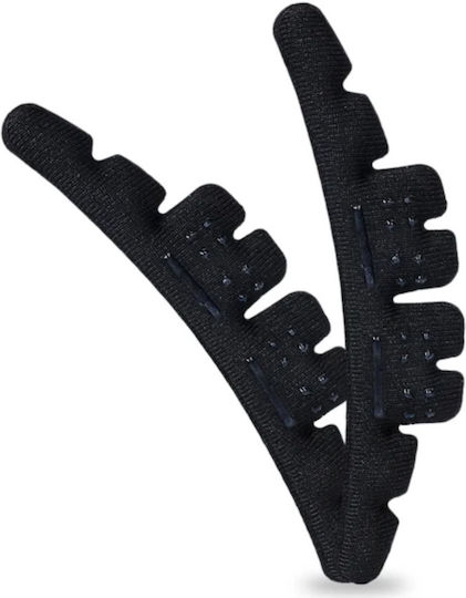 Set 2 Protecții pentru Călcâie împotriva Loviturilor Zola Spumă 11x2.2 Cm Negru