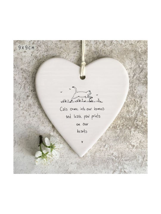 Synchronia Handmade Wall Decor Made of Ceramic Material 10x9cm