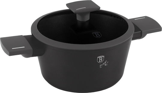 Berlinger Haus Anthracite Collection Дълбока Тенджера от Алуминий 2.5лт / 20см