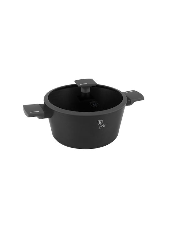 Berlinger Haus Anthracite Collection Deep Pot made of Aluminum 4.1lt / 24cm