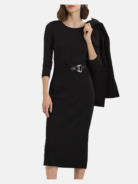 Ralph Lauren Dress Midi Φόρεμα Black