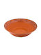 Oriana Ferelli Porcelain Salad Bowl Orange 23x23cm