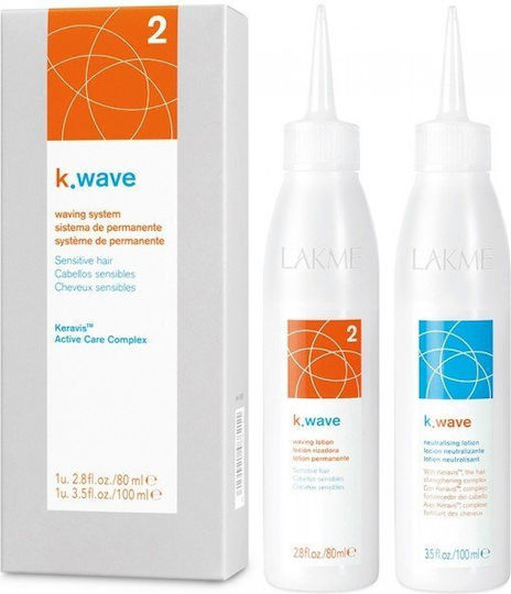 Lakme K-wave 2 Perm 100ml 80ml Permanent Treatment Kit Sensitized Hair