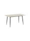 802 Tisch Speisesaal mit Steinoberfläche White 140x80x75cm