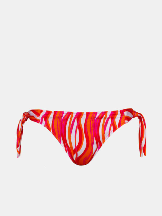 Bikinihosen mit Wellen Multicolor-Schnüren