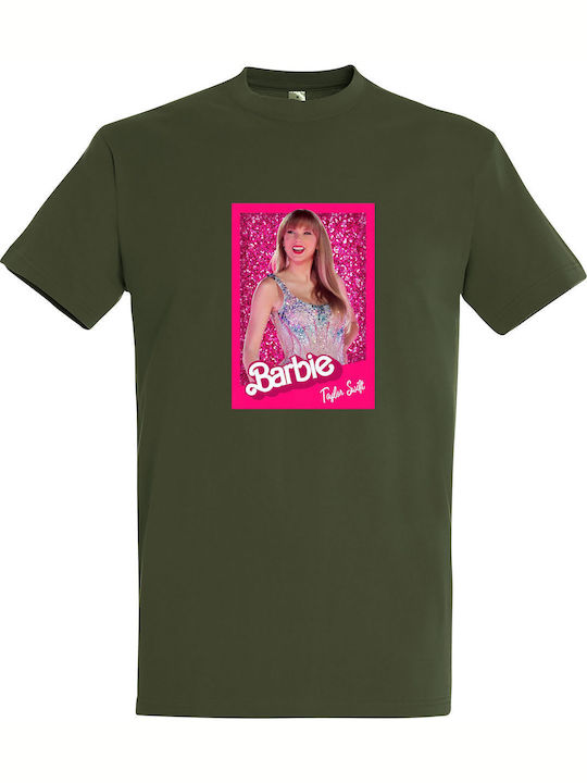 Tricou Unisex "Stil Taylor Swift Barbie" Army