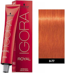 Schwarzkopf Igora Royal Βαφή Μαλλιών 0-77 60ml