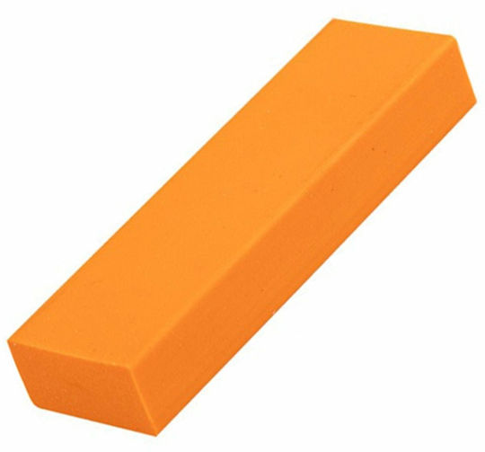 Eraser Zola Cleaning Glass Metal Rubber Orange 8x2.5x1.3 Cm