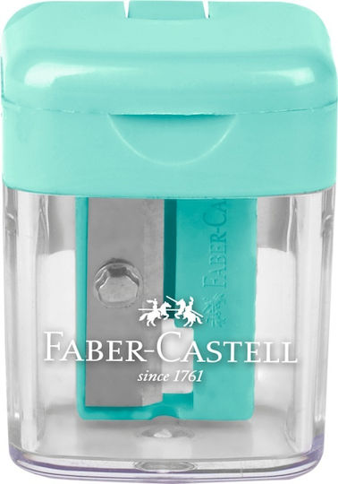 Faber-Castell Mini Box Plastic Ascuțitoare Verde Butoiaș 1buc