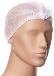 Activeshop Σκουφάκι Disposable clip caps 100pcs. White Λευκό 127256 Activeshop Σκουφάκι Disposable clip caps 100pcs. White Λευκό 127256