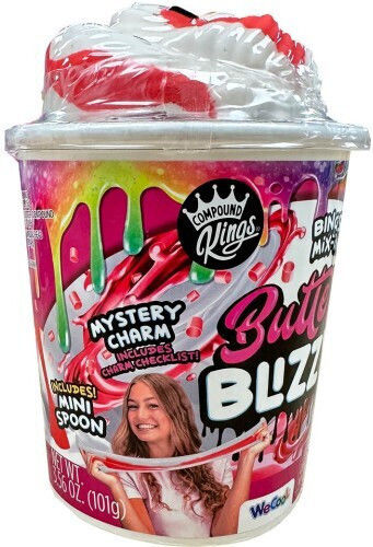 Gama Brands Slime Fluffy Butter Blizzy με Έκπληξη Verry Berry Scented για Παιδιά 4+ Ετών