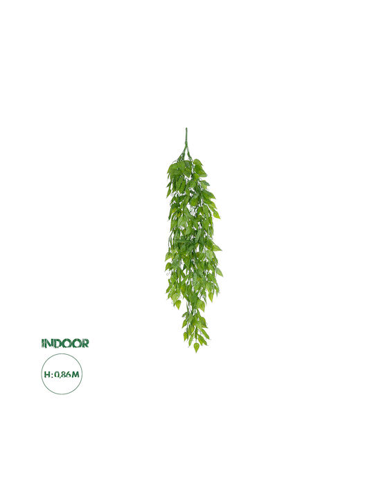 GloboStar Κρεμαστό Τεχνητό Φυτό Πράσινο 86cm σε Κουτί 50τμχ