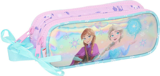 Safta Pencil Case with 2 Compartments Purple