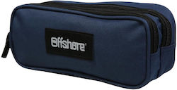 Next Offshore Pencil Case with 2 Compartments Blue