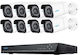 Reolink Система за наблюдение 8 Камери Камери IP 8MP с Записващо устройство NVR & Твърд диск 4TB