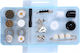 Button Replacement Kit Zola 40 Pieces Buttons Thread Needle Screwdriver Safety Pin Plastic