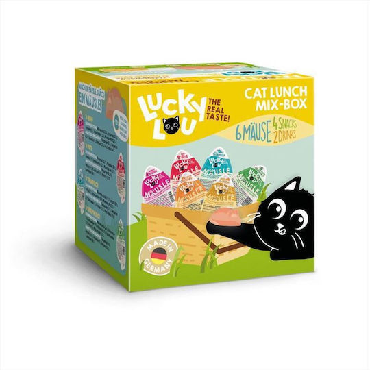 Lucky Lou Mausle Multipack Cat Treats For Adult Cats 6pcs 152gr