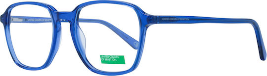 Benetton Männlich Kunststoff Brillenrahmen Blau BEO1049 650