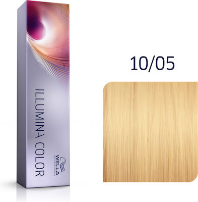 Wella Illumina Color Hair Dye 10/05 Blonde Natural Maoni 60ml