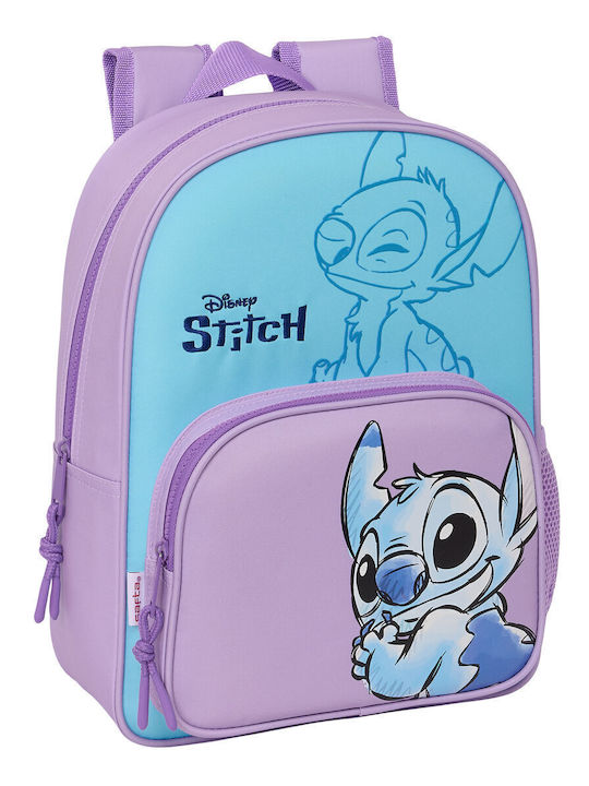 Safta School Bag Backpack Elementary, Elementary Blue with Water bottle holder