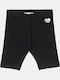 Kids Legging Cycling Short Black