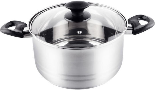 Lamart Βαθιά Ανοξείδωτη Κατσαρόλα 4.6lt / 22cm