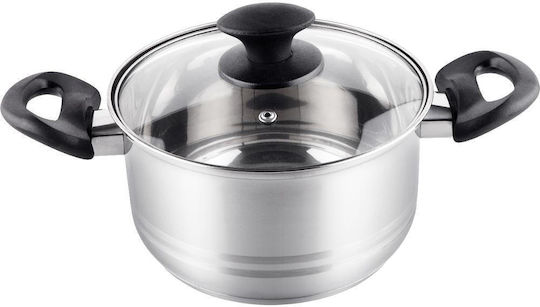 Lamart Deep Stainless Steel Pot 2.5lt / 18cm