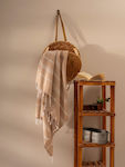 Anemos Beach Towel Pareo Beige 180x90cm.