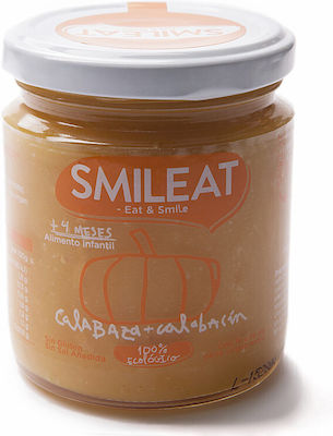 Smileat Baby Food Jar Potito Bio Calabaza Calabacin for 4m+ 230gr