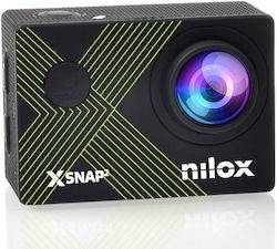 Nilox NXACXSNAP2YL 128GB Action Camera 4K Ultra HD Black with Screen