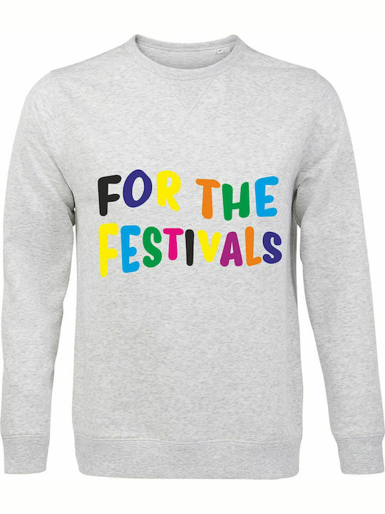 Sweatshirt Unisex " Festivals Πανηγύρια" Ash