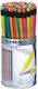 Lyra Neon Pencil HB Set with Eraser 96pcs (Μiscellaneous colours)