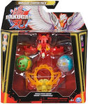 Spin Master Miniatur-Spielzeug Bakugan Starter-Paket - Spezialangriff Ventri/Rauch/Hammerkopf Rot für 6+ Jahre