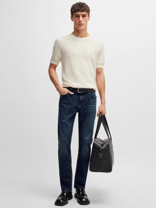 Hugo Boss Pantaloni de Bărbați din Jean Blue