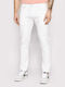 E2 Stanley Men's Jeans Pants with Regular Tapered Fit White