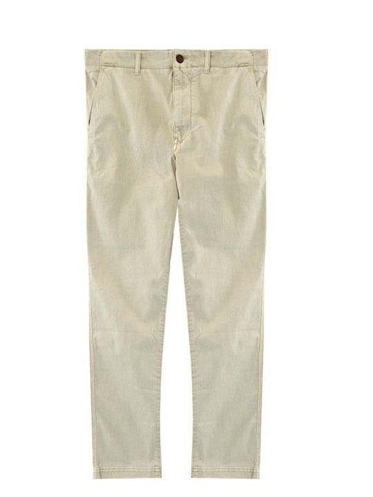 Superdry Ovin International Men's Trousers Chino Elastic in Slim Fit Beige