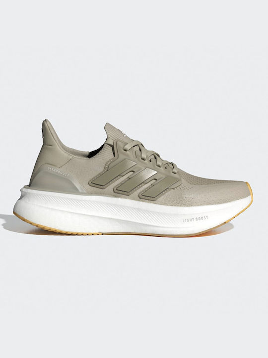 Adidas Ultraboost 5 Sport Shoes Running Putty Grey / Zero Metalic