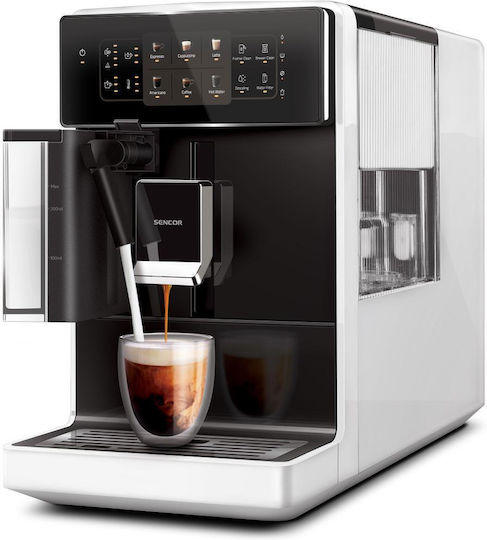 Sencor 1400W Налягане 19бар с мелачка Бяла SES 9301WH