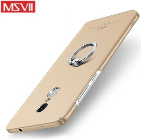 MSVII Matte Ring Задна корица Златист (Redmi Note 4X (Snapdragon))